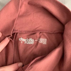 Charlotte Russe pink leggings size small